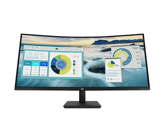 HP P34hc G4 WQHD USB-C Curved Monitor