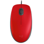 Logitech M110S USB Silent Mouse Red