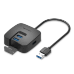 Vention USB 3.0 to 4 Port USB 3.0 Hub 0.5 Meter Black