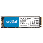 Crucial P2 3D NAND NVMe PCIe M.2 2280 SSD – 500GB – CT500P2SSD8