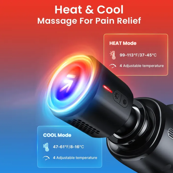 Renpho Heat and Cold Head Muscle Massage Gun