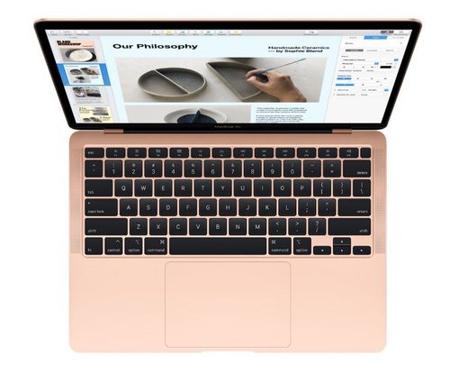 MacBook Air 13.3-inch, Intel Core i3, 256 GB SSD, in Gold