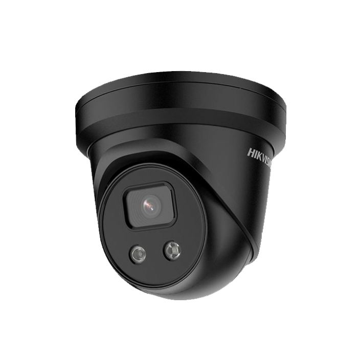 Hikvision 4K AcuSense Turret Camera with Strobe Light & Audio Warning | 24/7 Color Security