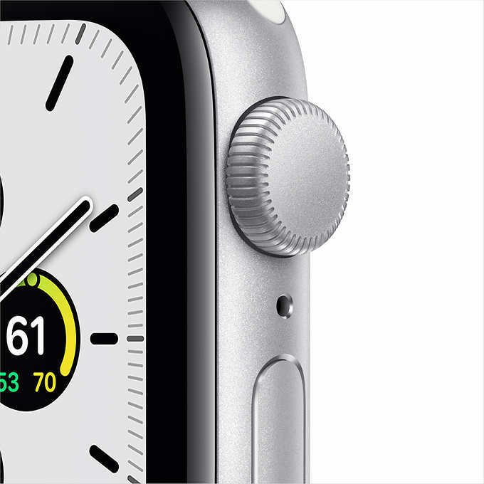 Apple Watch SE 2nd gen, 44mm Silver Aluminium - Image 3