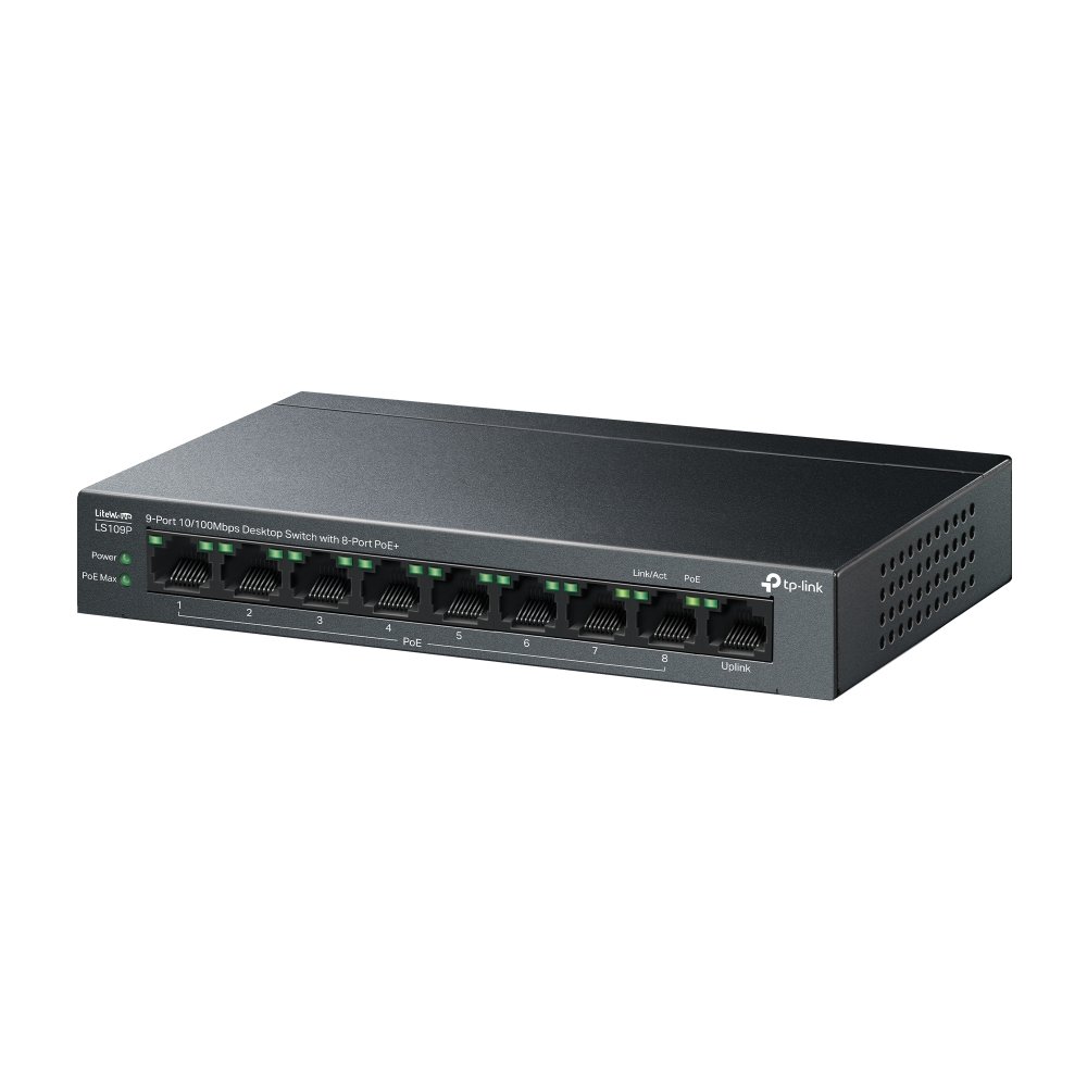 TP-Link LS109P 9-Port PoE+ switch