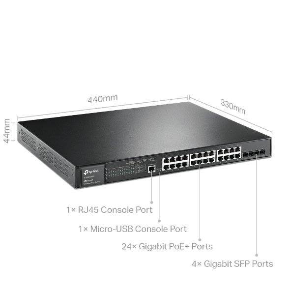TP-Link 28-Port Gigabit L2 Managed Switch