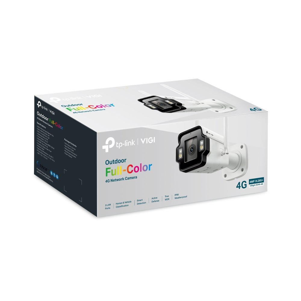 TP-Link InSight S345-4G VIGI 4MP Outdoor Full-Color 4G Bullet Network Camera