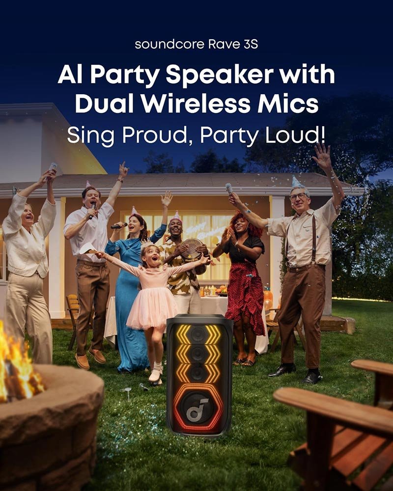 Anker Soundcore Rave 3S portable speaker