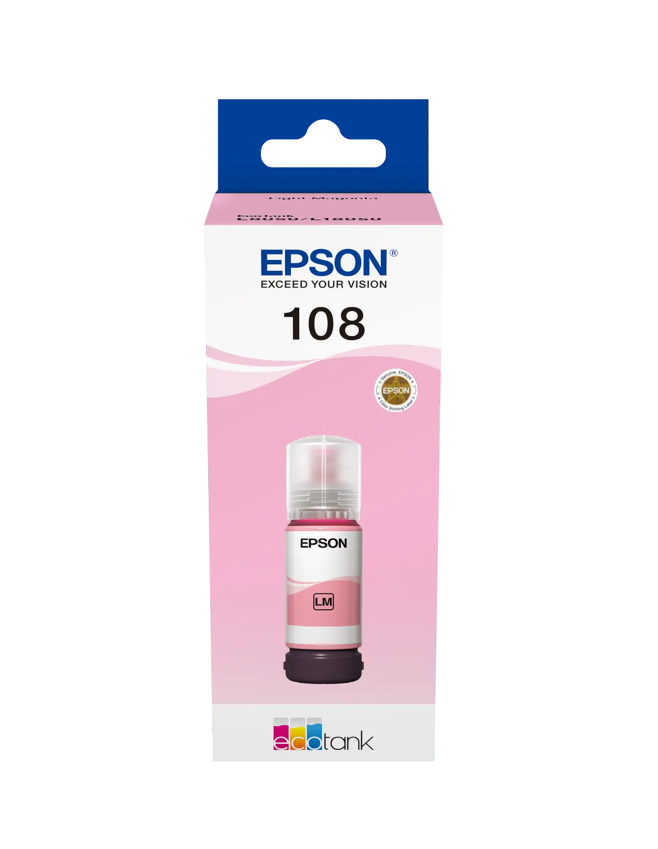 Epson 108 EcoTank Light Magenta Ink Bottle
