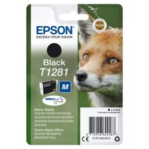 Epson Singlepack Black T1281 DURABrite Ultra Ink