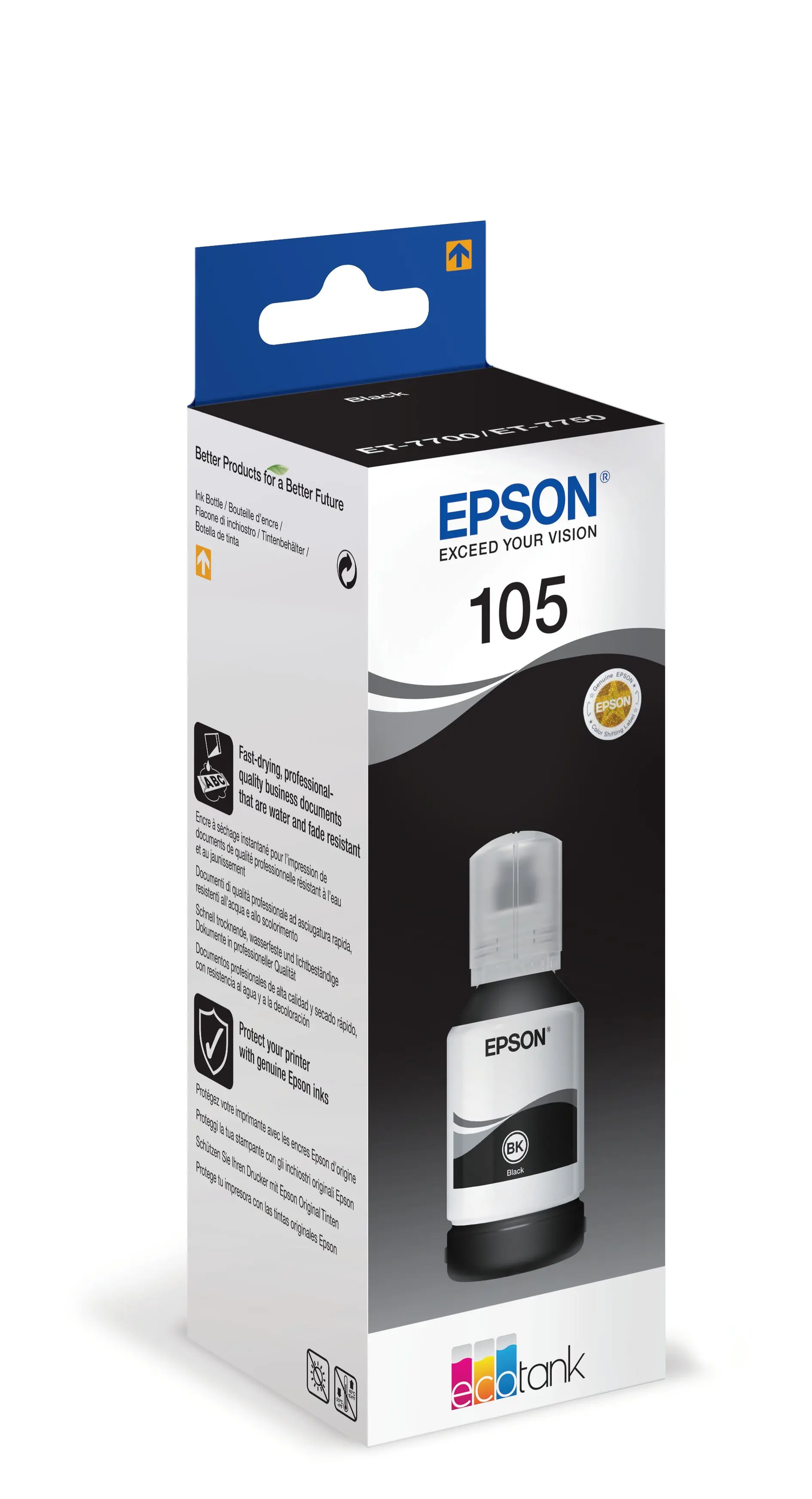 Epson 105 Pigment Black Ink Bottle