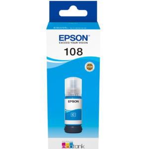 Epson 108 EcoTank Cyan Ink Bottle