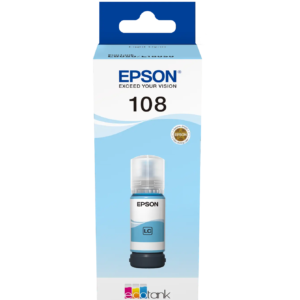 Epson 108 Light Cyan Ink Bottle