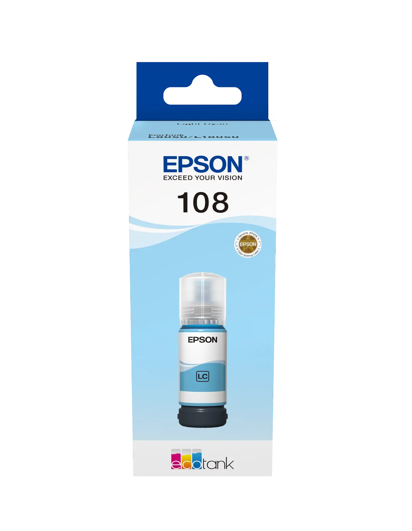 Epson 108 Light Cyan Ink Bottle