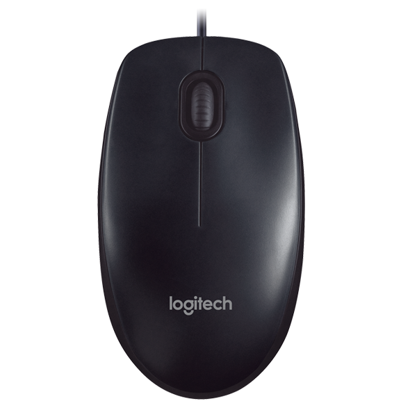 Logitech M90 Grey Corded Mouse