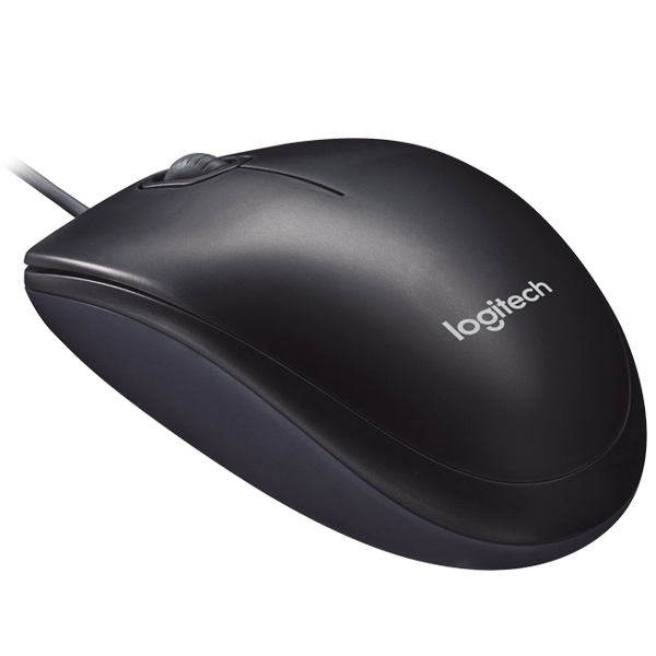 Logitech M90 Grey Corded Mouse
