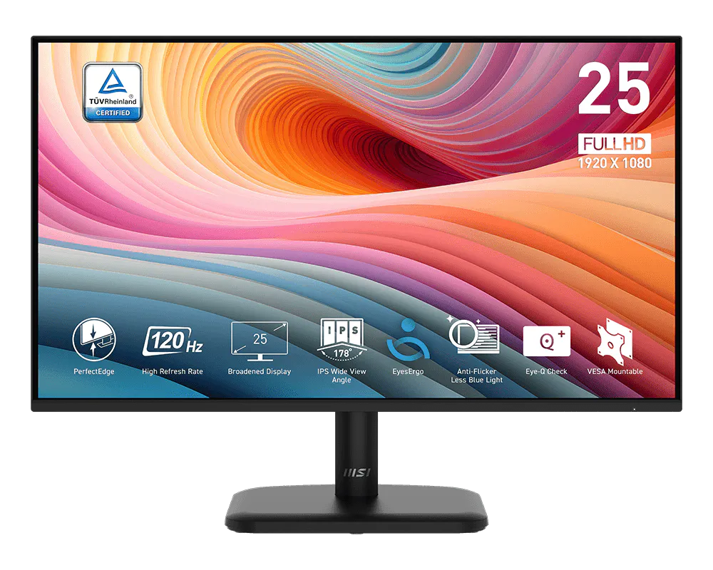 MSI PRO MP251L E2 24.5" FHD IPS Business/Productivity Monitor
