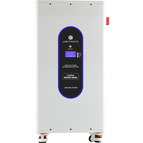 Lightwave Lithium Iron Phosphate Battery (LW-LiFe-17.5KW) – 17.5kWh LiFePO4 Solar Battery
