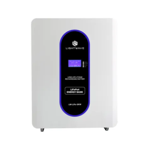 Lightwave Lithium Iron Phosphate Battery (LW-Life-5KW-24V) – 5.12kWh 24V LiFePO4 Solar Battery